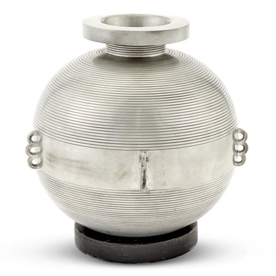 Lot 147 - Swedish Art Deco Pewter Vase