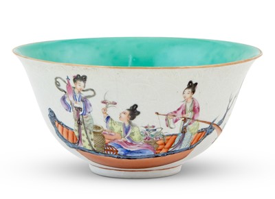 Lot 212 - A Chinese Enameled Porcelain Bowl