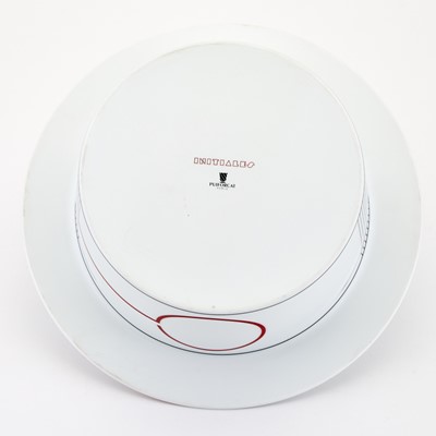 Lot 521 - Puiforcat Porcelain "Initiales" Pattern Dinner Service
