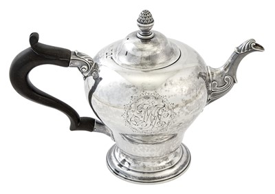 Lot 124 - New York Colonial Silver Teapot