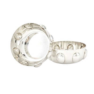 Lot 61 - Pair of Bulgari Sterling Silver Bowls