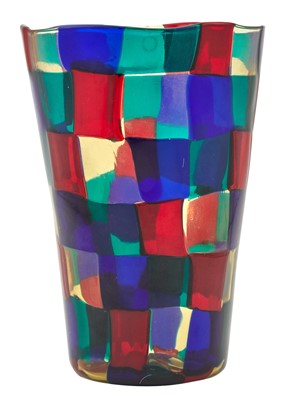 Lot 132 - Venini Blown Glass Pezzato Vase