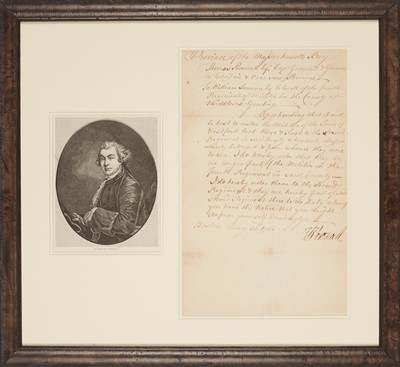 Lot 11 - Governor Thomas Pownall issues orders during the French and Indian War