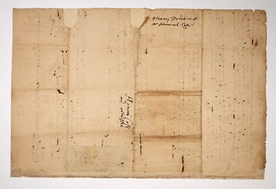 Lot 27 - Autograph document signed by Daniel Gookin