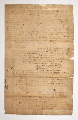Lot 26 - The first Secretary of the Massachusetts Bay Colony