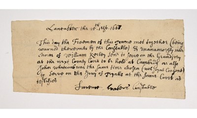 Lot 30 - Colonists push westward in the years before King Philip's War