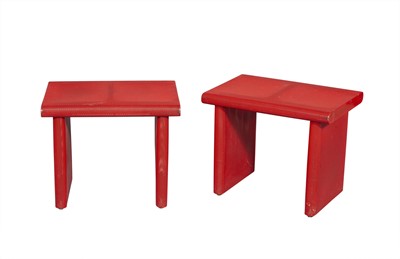 Lot 101 - Pair of Perforated Iron Benches