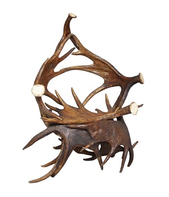 Lot 160 - Adirondack Style Antler Armchair