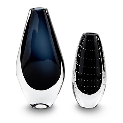 Lot 136 - Two Vicke Linstrand for Kosta Boda Glass Vases