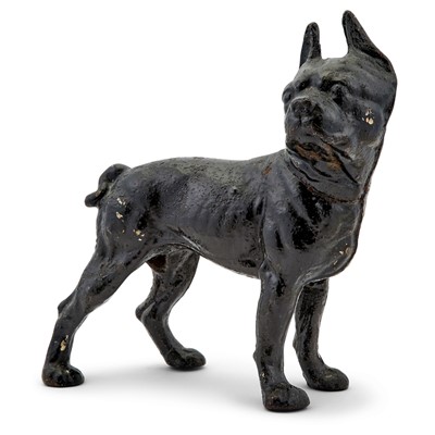 Lot 86 - Painted Cast Iron Dog Form Door Stop
