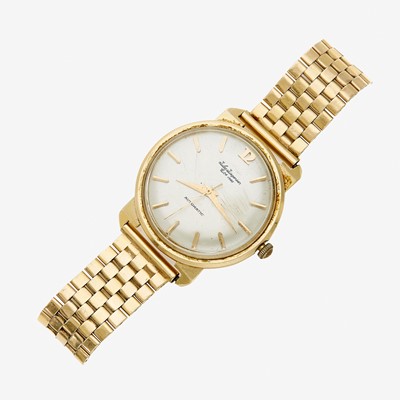Lot 1210 - Jules Jurgensen Gold Wristwatch