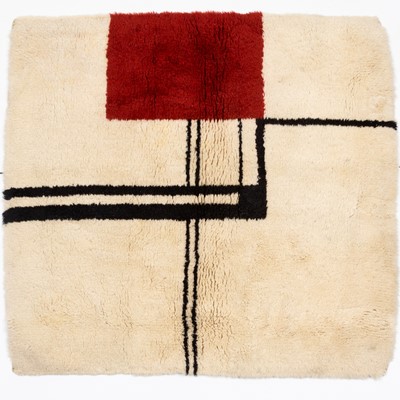 Lot 608 - Eileen Gray Wool "Wendigen" Pattern Rug