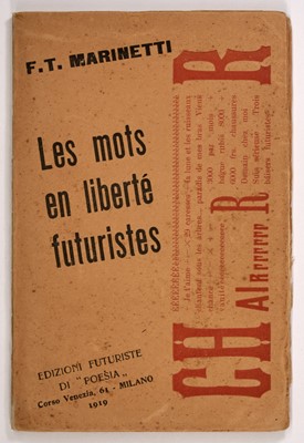 Lot 303 - Marinetti's four great Tavole, a singular expression of Futurism