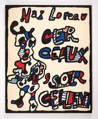 Lot 278 - Loreau's and Dubuffut's livre d'artiste, featuring the artist's Art Brut illustrations