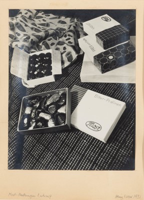 Lot 3086 - Heinz Loew. Most- Parking Entwurf, Chocolates and chocolate packaging