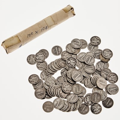 Lot 1048 - United States Silver Dimes