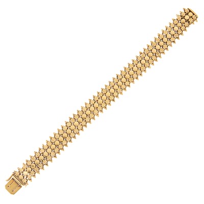 Lot 1109 - Antique Gold Bracelet