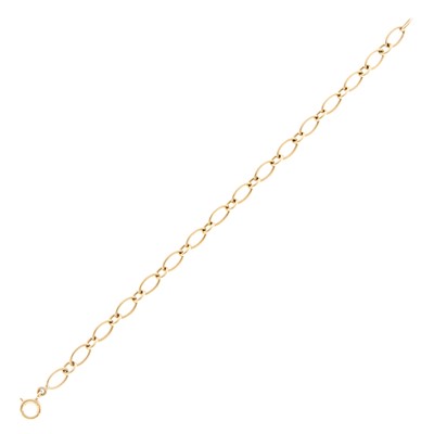 Lot 1238 - Tiffany & Co. Gold Link Bracelet