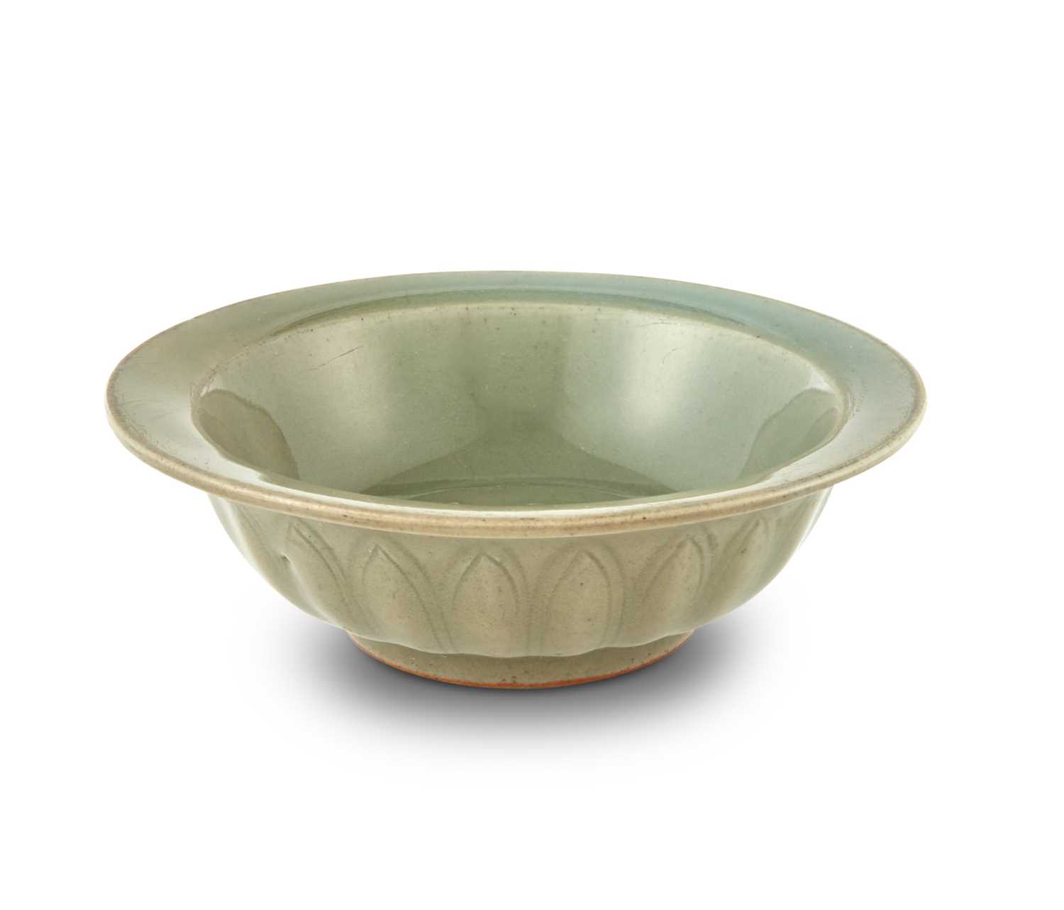Lot 316 - A Chinese Carved Longquan Celadon Bowl