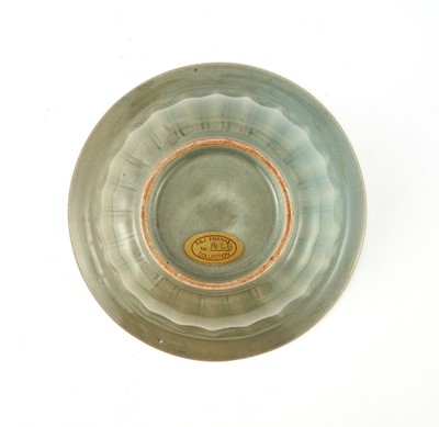 Lot 316 - A Chinese Carved Longquan Celadon Bowl