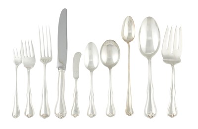 Lot 547 - Amston Sterling Silver "Puritan" Pattern Flatware Service