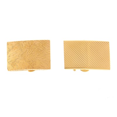 Lot 1164 - Tiffany & Co. Two Gold Belt Buckles