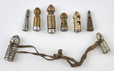 Lot 551 - A Group of Tibetan Mixed Metal Seals