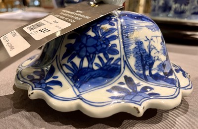 Lot 337 - A Large Pair of Chinese Blue and White Porcelain Covered Jars