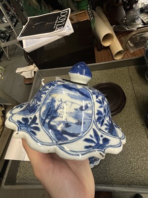 Lot 337 - A Large Pair of Chinese Blue and White Porcelain Covered Jars