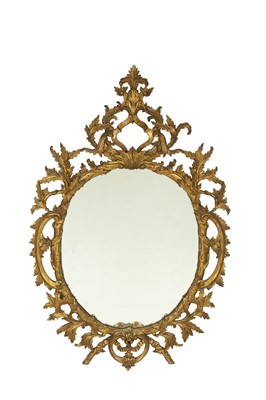 Lot 173 - Continental Rococo Style Giltwood Mirror