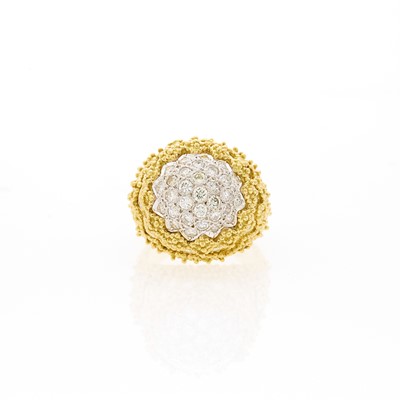 Lot 1176 - Gold and Diamond Ring