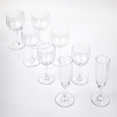 Lot 40 - Baccarat Glass "Montaigne" Pattern Partial Stemware Service