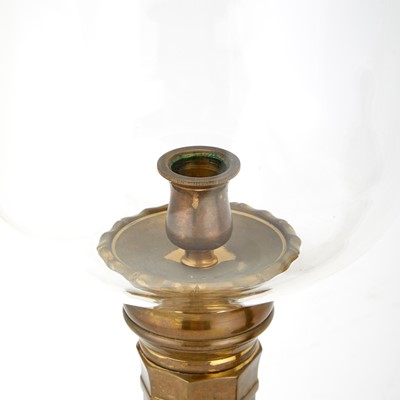Lot 315 - Pair of Gilt-Brass and Glass Photophores