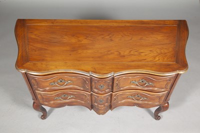 Lot 371 - Baker Provincial Louis XV Style Stained Wood Commode