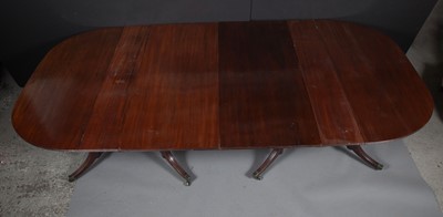 Lot 306 - Regency Mahogany Extension Dining Table