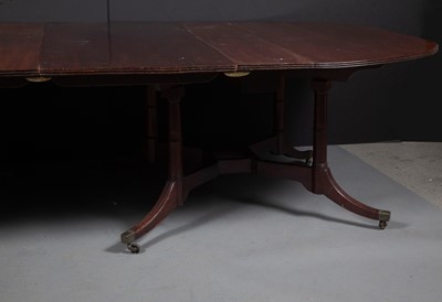 Lot 306 - Regency Mahogany Extension Dining Table