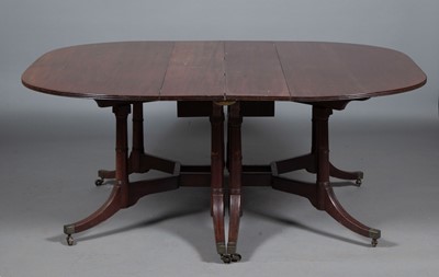 Lot 306 - Regency Mahogany Extension Dining Table