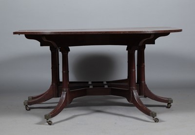 Lot 306 - Regency Mahogany Extension Dining Table