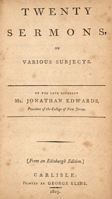 Lot 178 - An uncommon Carlisle imprint