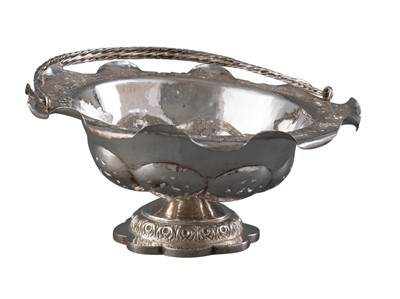 Lot 1092 - Indian Silver Fruit Basket