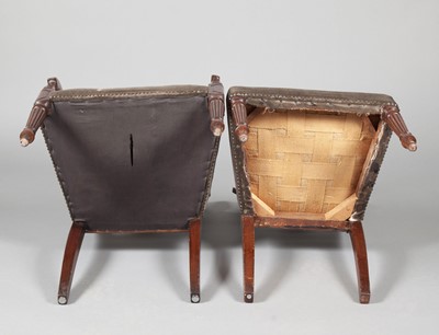 Lot 312 - Set of Six Regency Mahogany Dining Chairs