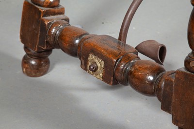 Lot 356 - Spanish Baroque Style Oak and Iron Table