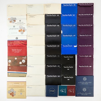 Lot 3002 - Group of United States Proof and Mint Sets and Assorted Coins