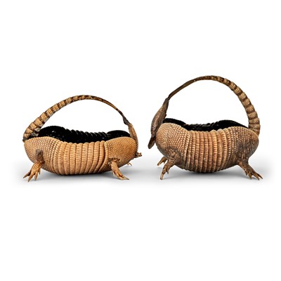 Lot 315 - Pair of Armadillo Baskets