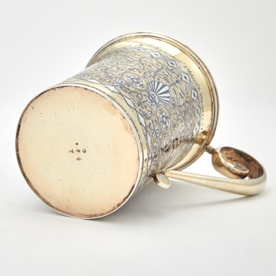 Lot 19 - Russian Silver-Gilt and Niello Trophy Cup and Cover