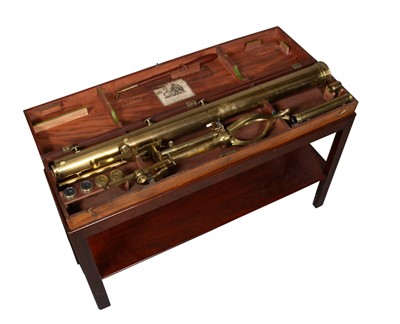 Lot 399 - W. & S. Jones Brass Refracting Table Telescope