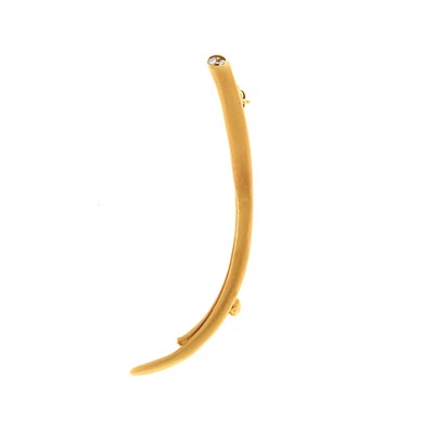 Lot 2033 - Angela Cummings Gold, Platinum and Diamond Pin Fragment