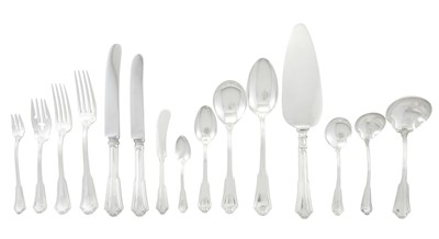 Lot 552 - Reed and Barton Sterling Silver "Jacobean" Pattern Flatware Service