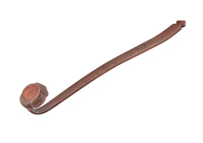 Lot 504A - A Chinese Bamboo Ruyi Scepter