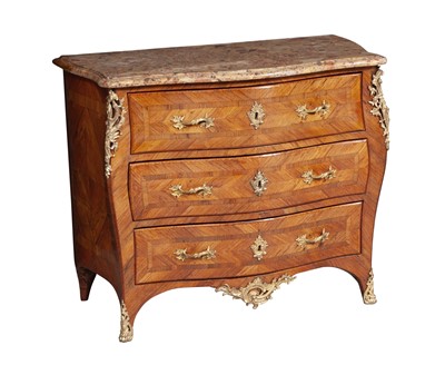 Lot 187 - Louis XV Kingwood and Ormolu Commode